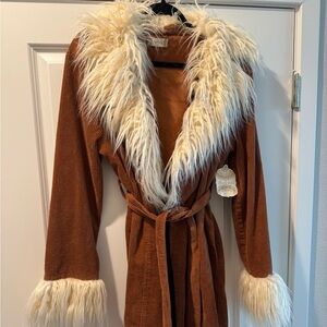 NWT Altar’d State Meredith Shag Coat